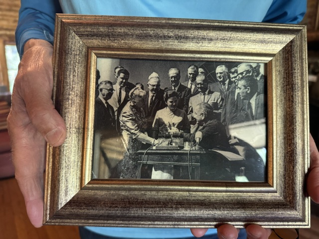 Photo of signing of Wilderness Act